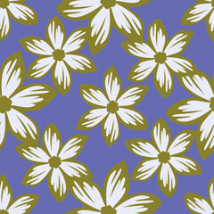cute flower pattern image for fabric textile or wall decoration