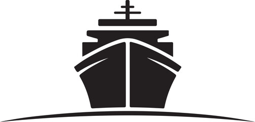 Ship logo symbol Vector Art, Icons, and Graphics for designers