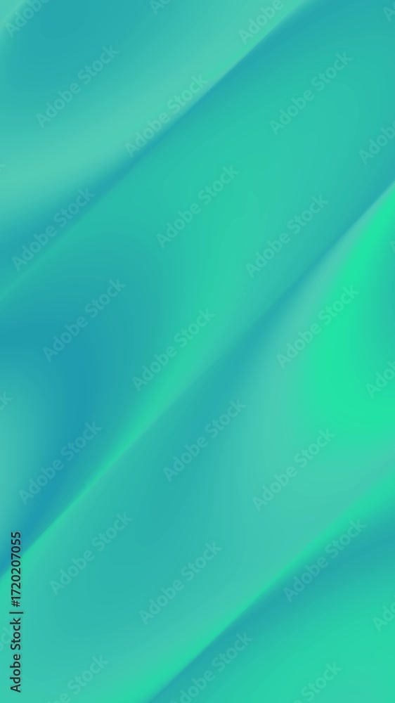 Poster abstract wave gradient liquid background with smooth, flowing lines in shades of teal and green. mod