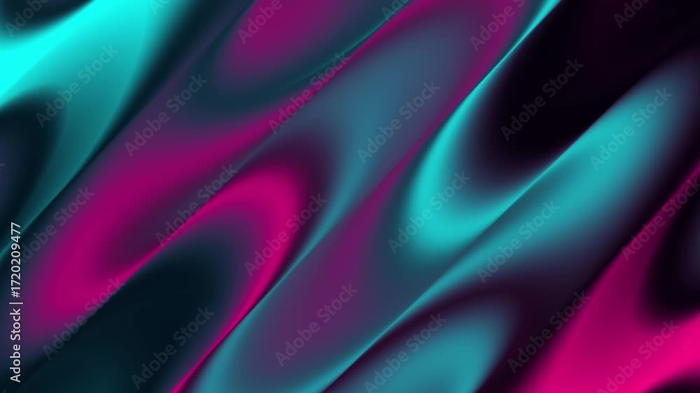Poster vibrant abstract wave gradient liquid background featuring flowing shapes and dynamic motion. the so