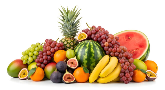 Vibrant assortment of fresh, ripe fruits creating a healthy and abundant display.