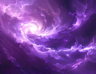 Abstract swirling nebula