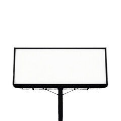Fototapeta premium billboard with transparent background PNG and JPEG image