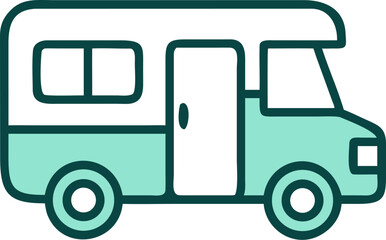 RV, vector illustration