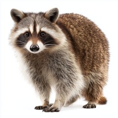Fototapeta premium Close-up of a Raccoon , PNG isolated cut out image