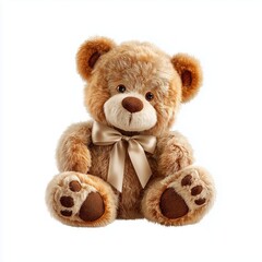 Fototapeta premium Adorable Teddy Bear, Perfect Gift for Kids , PNG isolated cut out image