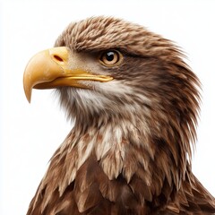 Majestic Eagle Portrait , PNG isolated cut out image