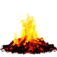 fire with transparent background PNG and JPEG image