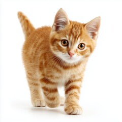 Obraz premium Adorable Ginger Kitten , PNG isolated cut out image