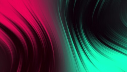 Vibrant pink and cyan liquid gradient backgrounds with smooth, flowing lines creating a dynamic and...
