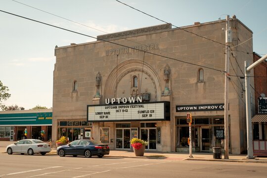 The Uptown Theatre vintage marquee, Utica, New York