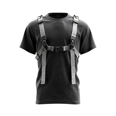 Naklejka premium Side Harness Tee Mockup