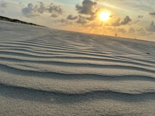 footprints on the sand