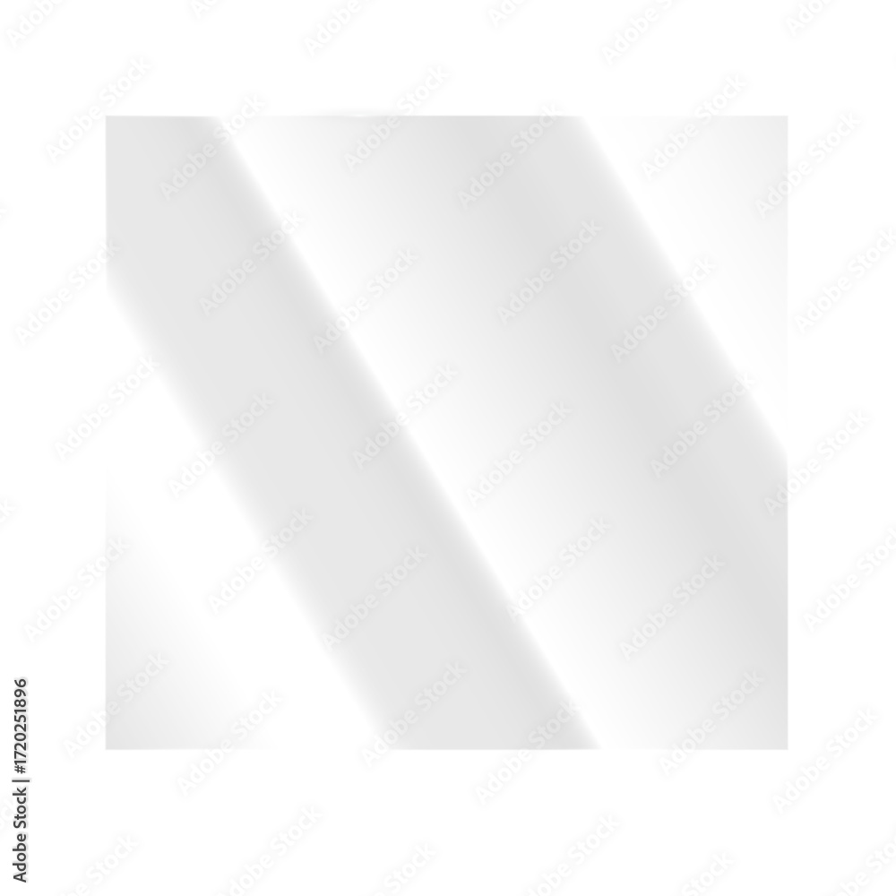 Poster realistic transparent shiny glossy clear glass plate panel square shape light glare reflective surfa