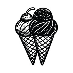 Abstract blue swirl pattern with subtle textures and highlights isolated on transparent background