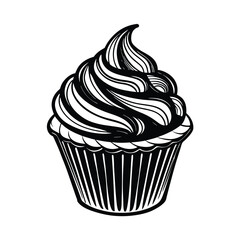 Digital painting of a mystical forest scene with glowing flora and fauna isolated on transparent background