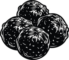 Abstract golden swirls and lines pattern forming organic shapes with gradient blending isolated on transparent background