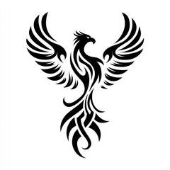 Fototapeta premium Ornate phoenix design