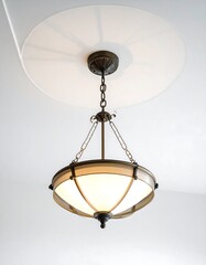 A classic, antique-style chandelier