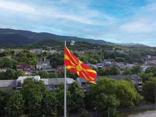 Fototapeta premium macedonian flag