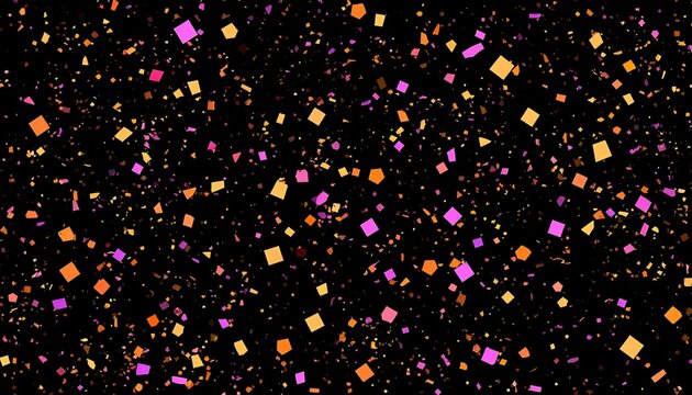Vibrant confetti explosion on a dark background