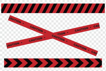 Caution tapes. Yellow warning danger tapes. Do not cross ribbons. Realistic tapes for police, Restricted area, under construction, crime scene. overlapping diagonally ribbon. Yellow Caution Tapes  
