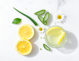 Natural ingredients and elements for eco-friendly cosmetics