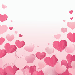 Hintergrund Herzen in pink