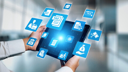 Concept of tax and financial management ensures compliance. This system streamlines tax processes, enhancing financial management for individuals and businesses alike. Gist