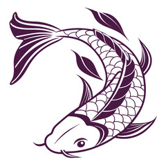 vector illustration of a goldfish, Vector illustrations, Fish Vector Design, art illustrations, Colorful vector fish design