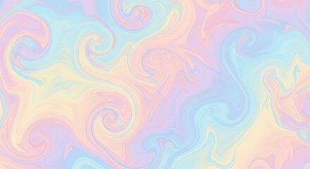A mesmerizing swirl pattern showcases pastel hues blending into a captivating abstract design.