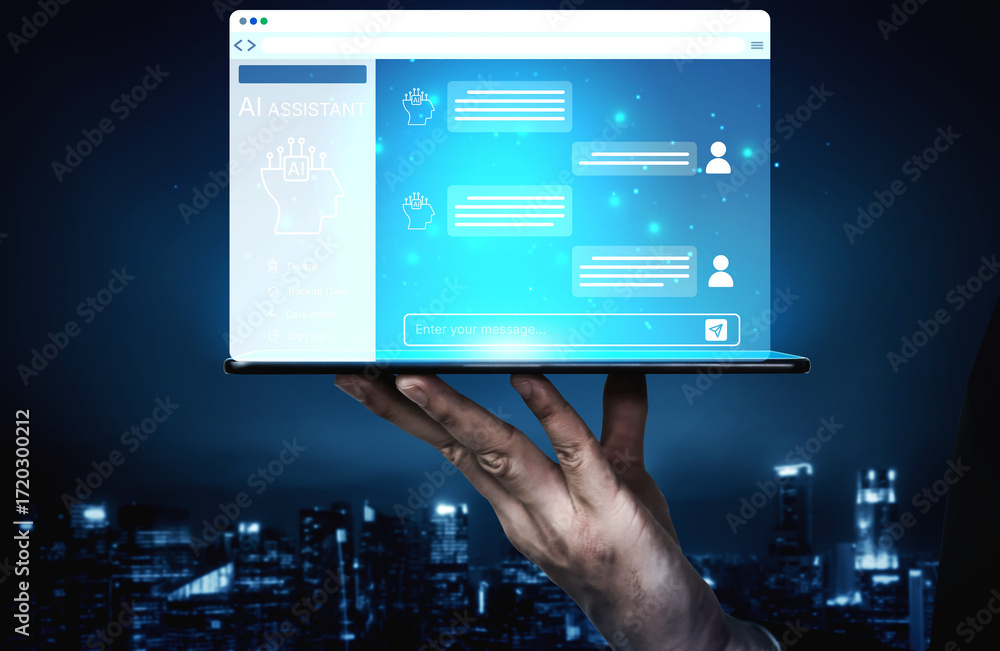 Poster ai chatbot using prompt engineering and llm deep learning delivers explainable generative ai for sma