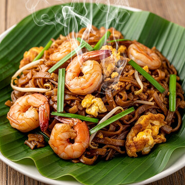 Wok Fried Char Kuey Teow with Prawns