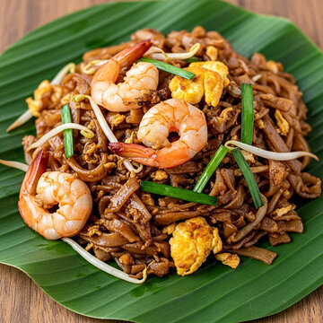 Wok Fried Char Kuey Teow with Prawns