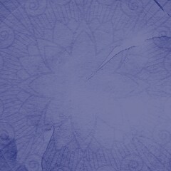 Blue Ramadan mandala pattern background design