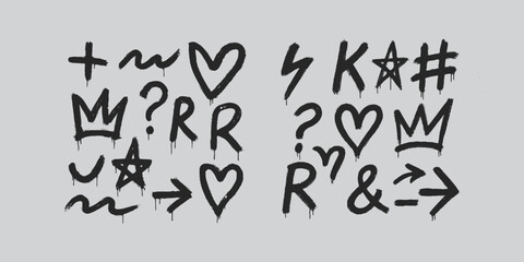 Street Art Silhouette Bundle - Expressive Vector Symbols for Tattoo & Design