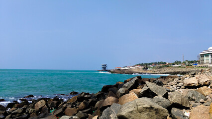 view of the coast of the sea
