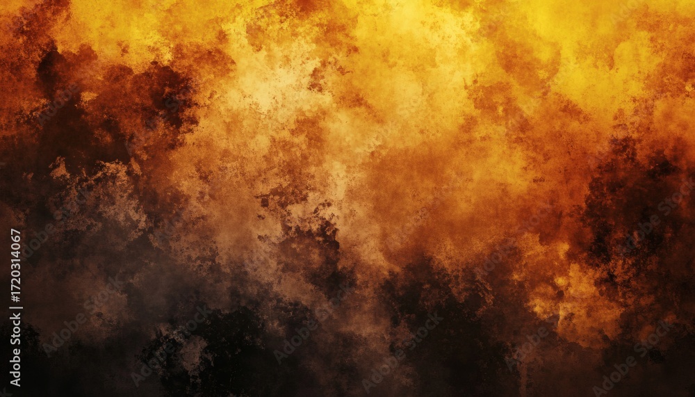 Poster the image shows a gradient of orange and brown hues with a grunge texture, creating an abstract back