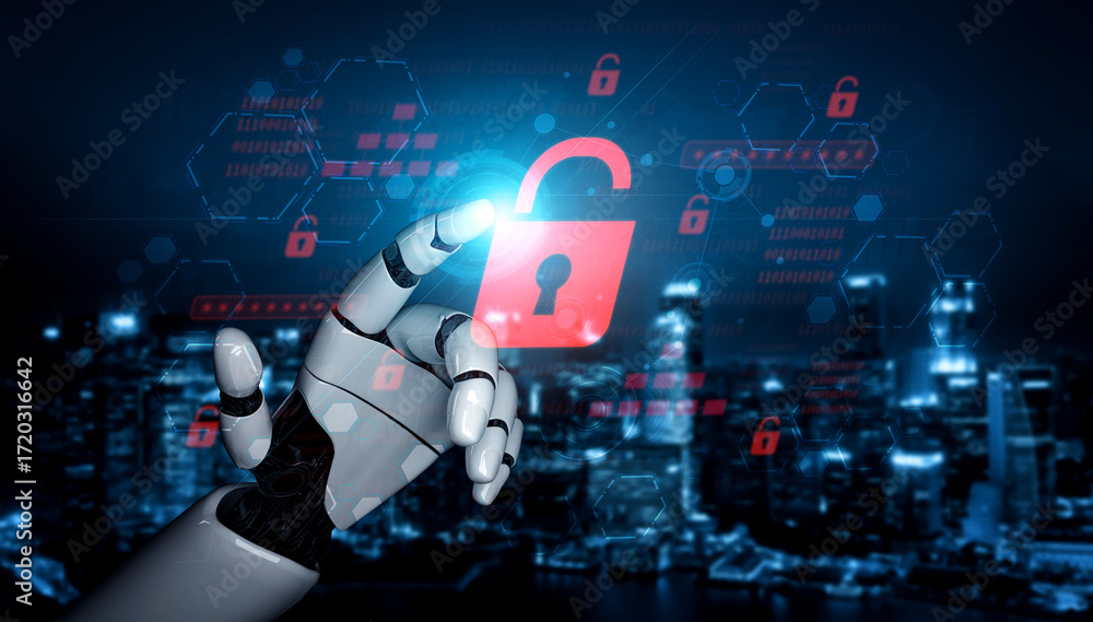 Poster ai system identifies potential data vulnerabilities and alerts for breaches, improving proactive cyb