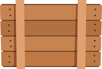 Wood container. Cartoon warehouse with wooden boxes crates pallets containers for delivery goods, market shipment distribution packaging.