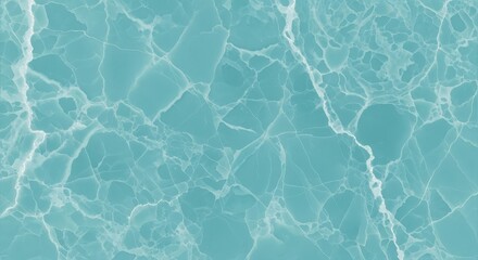 Elegant Turquoise Marble With White Veins