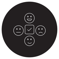 Emotion Icon, Power of Human Emotion, Connecting Through Feelings, Driving Decisions with Emotion, The Language of the Heart, vector