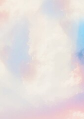 Beautiful cloudy pastel sky background