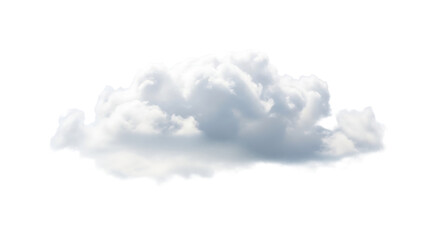 Puffy white cumulus cloud with grey undertones weather