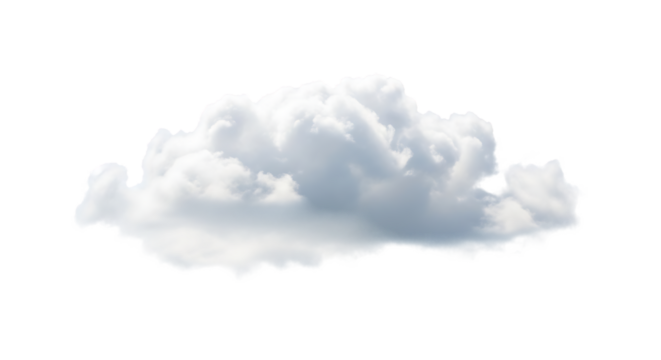 Puffy white cumulus cloud with grey undertones weather