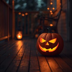 Halloween Jack O’Lantern Glowing Pumpkin Design