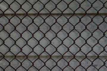 Fototapeta premium rusty metal grid background