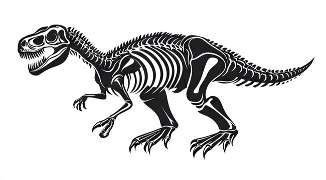 Fierce Tyrannosaurus Rex Skeleton"