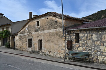 Obraz premium Ruta tierra de Pedraza , rio Cega , la Velilla a Pajares de Pedraza