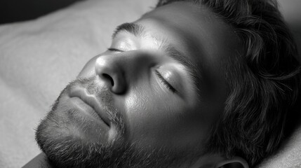 Sleeping Man with Beard